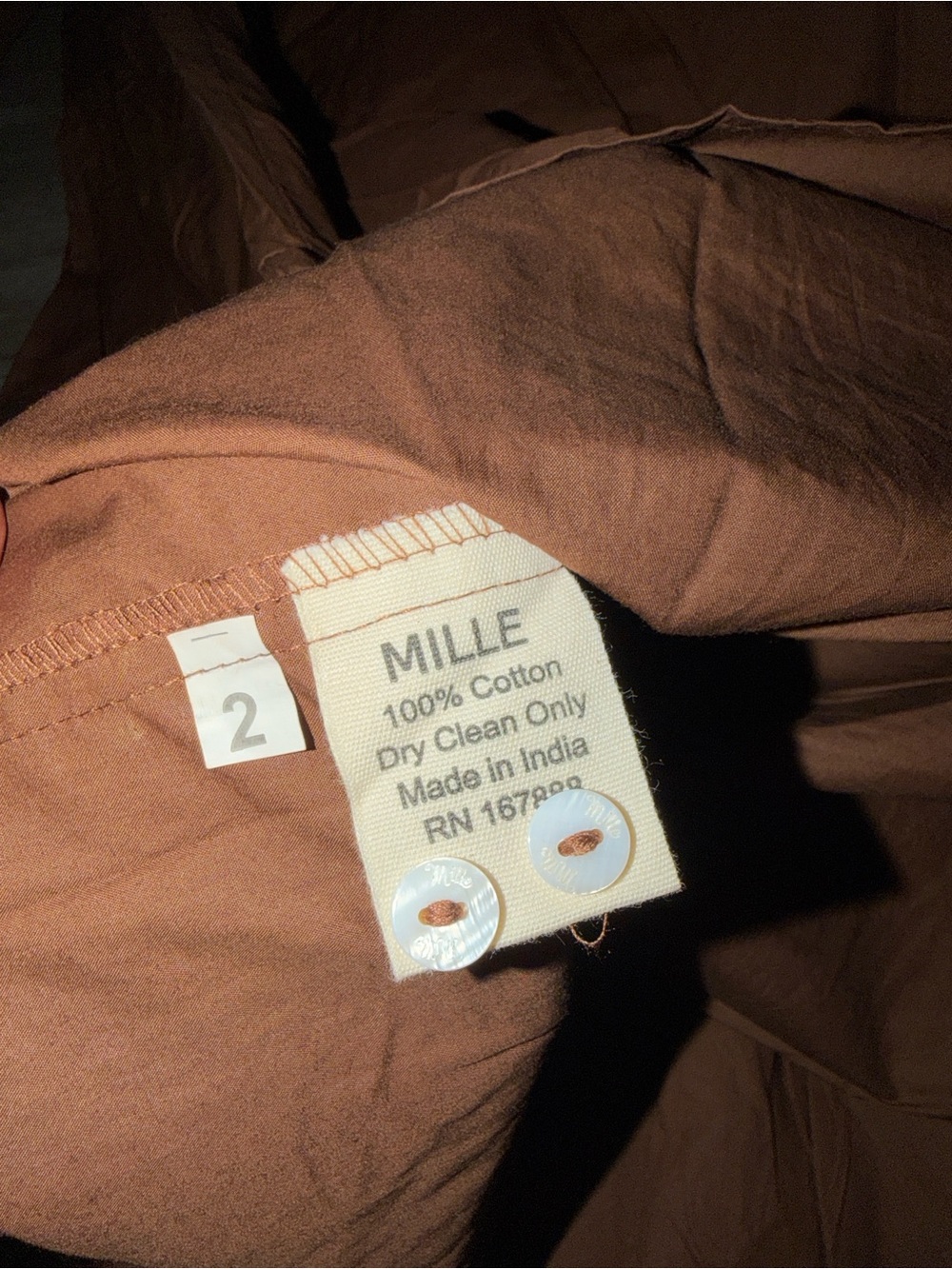 Mille Victoria dress in chocolate - Picture 12 of 13